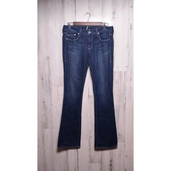 William Rast Womens Tatum Jeans Bootcut Button Flap Pockets 27 (30x32) - Picture 1 of 12